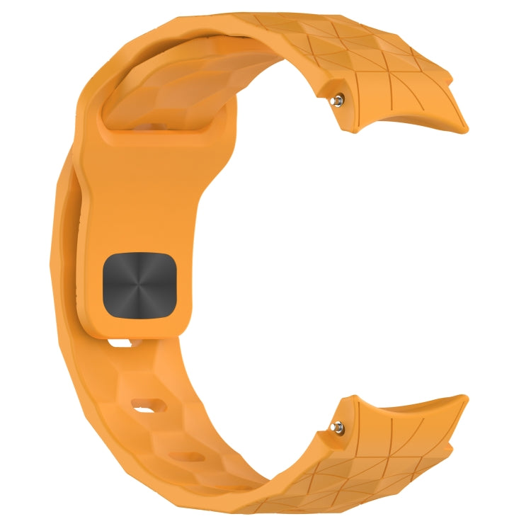 Football Texture Reverse Buckle Silicone Watch Band, For Samsung Galaxy Watch FE 40mm, For Samsung Galaxy Watch 7 44mm, For Samsung Galaxy Watch 7 40mm, For Samsung Galaxy Watch 6 Classic 47mm