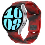 Football Texture Reverse Buckle Silicone Watch Band, For Samsung Galaxy Watch 6 44mm, For Samsung Galaxy Watch 6 40mm, For Samsung Galaxy Watch 6 Classic 43mm, For Samsung Galaxy watch 5 Pro Golf Edition