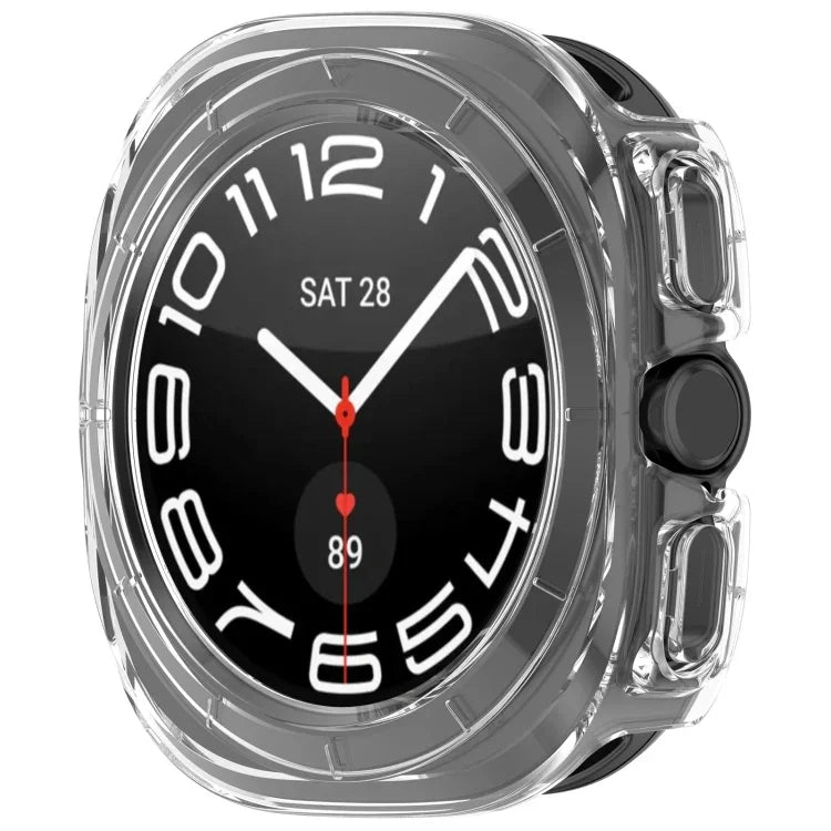 Half Coverage Hollowed PC Watch Protective Cover, For Samsung Galaxy Watch Ultra 47mm / Ultra 2025, For Samsung Galaxy Watch 7 44mm, For Samsung Galaxy Watch 7 40mm