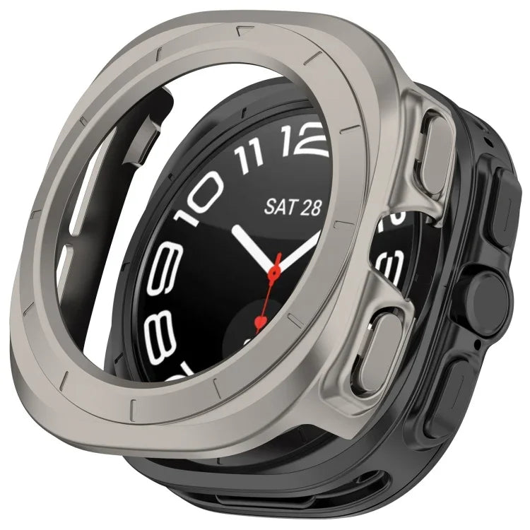 Half Coverage Hollowed PC Watch Protective Cover, For Samsung Galaxy Watch Ultra 47mm / Ultra 2025, For Samsung Galaxy Watch 7 44mm, For Samsung Galaxy Watch 7 40mm