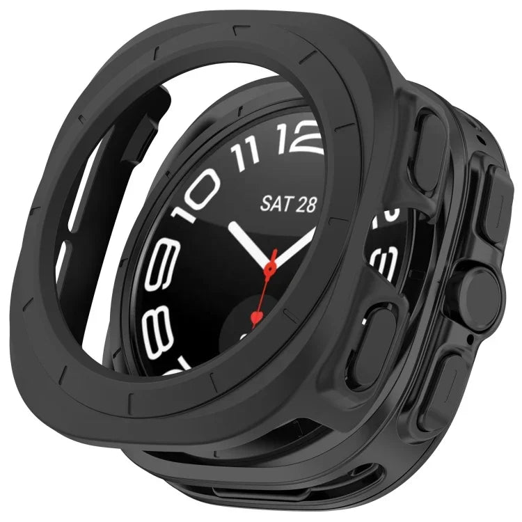 Half Coverage Hollowed PC Watch Protective Cover, For Samsung Galaxy Watch Ultra 47mm / Ultra 2025, For Samsung Galaxy Watch 7 44mm, For Samsung Galaxy Watch 7 40mm