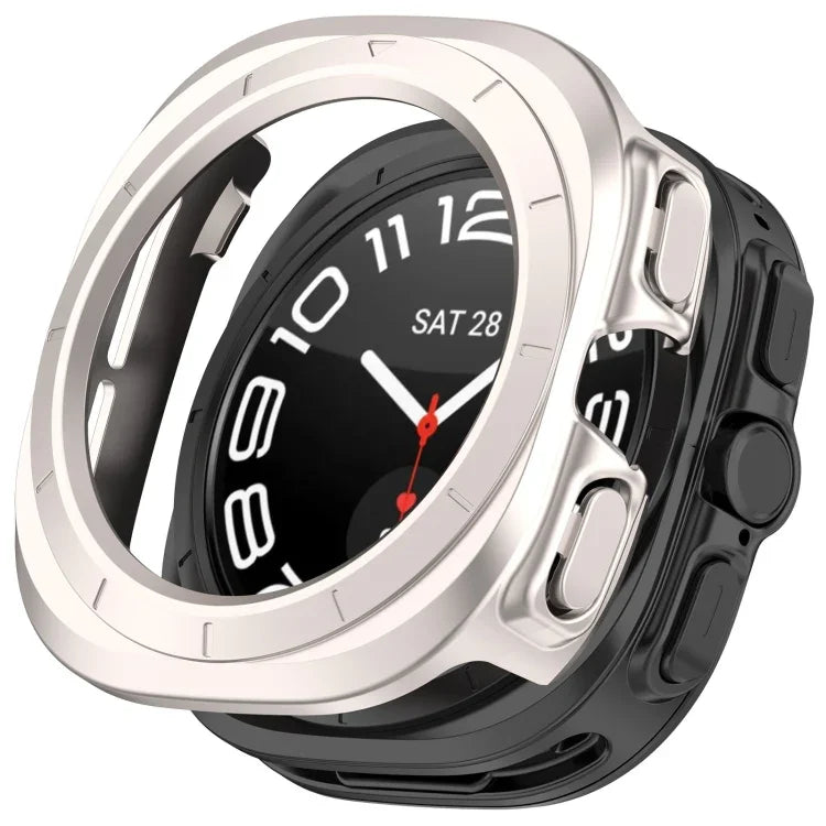 Half Coverage Hollowed PC Watch Protective Cover, For Samsung Galaxy Watch Ultra 47mm / Ultra 2025, For Samsung Galaxy Watch 7 44mm, For Samsung Galaxy Watch 7 40mm