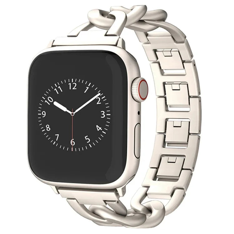 Quick-Release Metal Chain Watch Band, For Apple Watch Series 3 38mm, For Apple Watch Series 3 42mm
