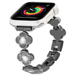 Four Leaf Clover Quick-Release Metal Chain Watch Band, For Apple Watch Series 3 38mm, For Apple Watch Series 3 42mm