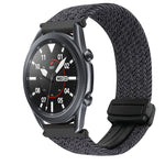 22mm Magnetic Buckle Braided Watch Band, For Samsung Galaxy Gear S3 Frontier, For Samsung Galaxy Watch 3 45mm