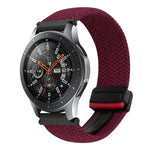 22mm Magnetic Buckle Braided Watch Band, For Samsung Galaxy Gear S3 Classic, For Samsung Galaxy Watch 46mm