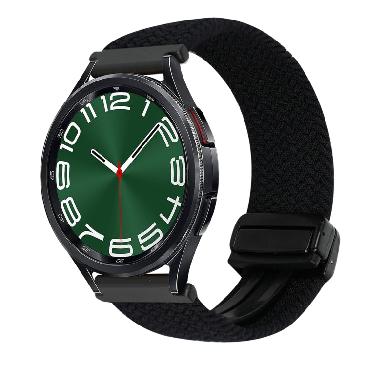 20mm Magnetic Buckle Braided Watch Strap, For Samsung Galaxy Watch FE 40mm, For Samsung Galaxy Watch 6 Classic