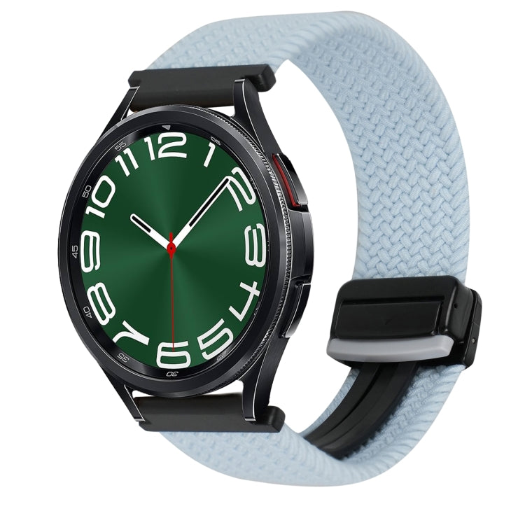 20mm Magnetic Buckle Braided Watch Strap, For Samsung Galaxy Watch FE 40mm, For Samsung Galaxy Watch 6 Classic