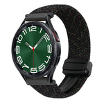 20mm Magnetic Buckle Braided Watch Strap, For Samsung Galaxy Watch FE 40mm, For Samsung Galaxy Watch 6 Classic