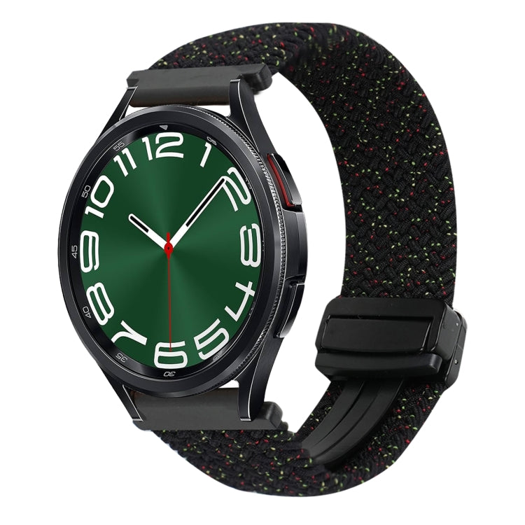 20mm Magnetic Buckle Braided Watch Strap, For Samsung Galaxy Watch FE 40mm, For Samsung Galaxy Watch 6 Classic