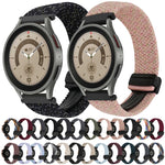 20mm Magnetic Buckle Braided Watch Strap, For Samsung Galaxy Watch 5 Pro, For Samsung Gear Sport