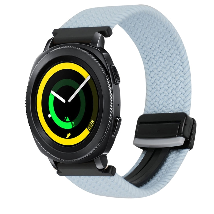 20mm Magnetic Buckle Braided Watch Strap, For Samsung Galaxy Watch 5 Pro, For Samsung Gear Sport