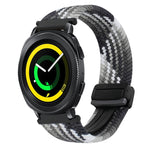 20mm Magnetic Buckle Braided Watch Strap, For Samsung Galaxy Watch 5 Pro, For Samsung Gear Sport