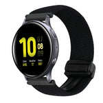 20mm Magnetic Buckle Braided Watch Strap, For Samsung Galaxy Watch Active 2, For Samsung Galaxy Watch 3 41mm