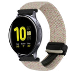 20mm Magnetic Buckle Braided Watch Strap, For Samsung Galaxy Watch Active 2, For Samsung Galaxy Watch 3 41mm