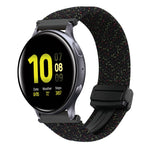 20mm Magnetic Buckle Braided Watch Strap, For Samsung Galaxy Watch Active 2, For Samsung Galaxy Watch 3 41mm