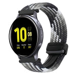 20mm Magnetic Buckle Braided Watch Strap, For Samsung Galaxy Watch Active 2, For Samsung Galaxy Watch 3 41mm