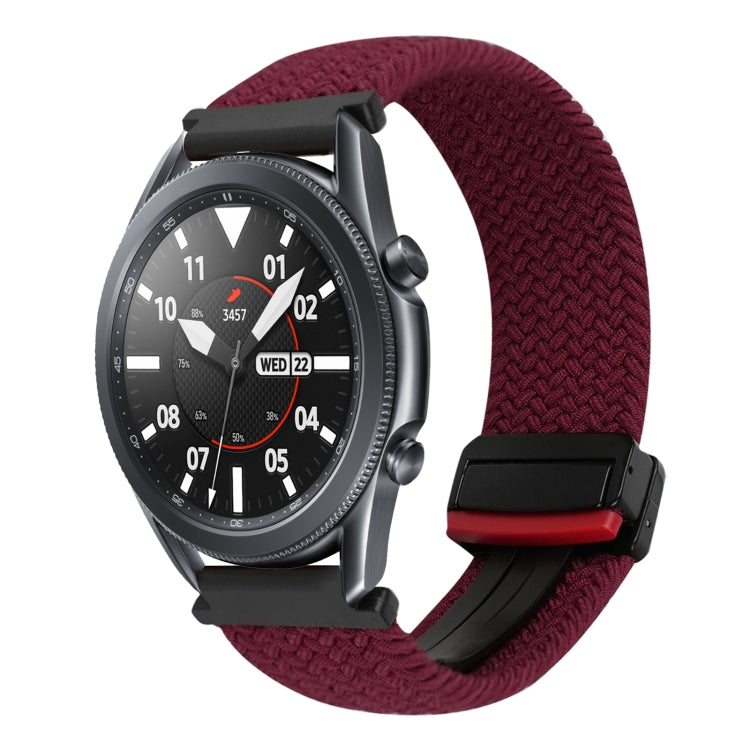 20mm Magnetic Buckle Braided Watch Strap, For Samsung Galaxy Watch Active 2, For Samsung Galaxy Watch 3 41mm