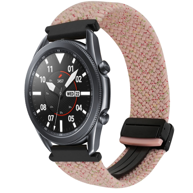 20mm Magnetic Buckle Braided Watch Strap, For Samsung Galaxy Watch Active 2, For Samsung Galaxy Watch 3 41mm
