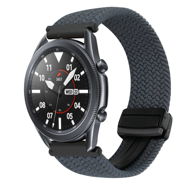 20mm Magnetic Buckle Braided Watch Strap, For Samsung Galaxy Watch Active 2, For Samsung Galaxy Watch 3 41mm