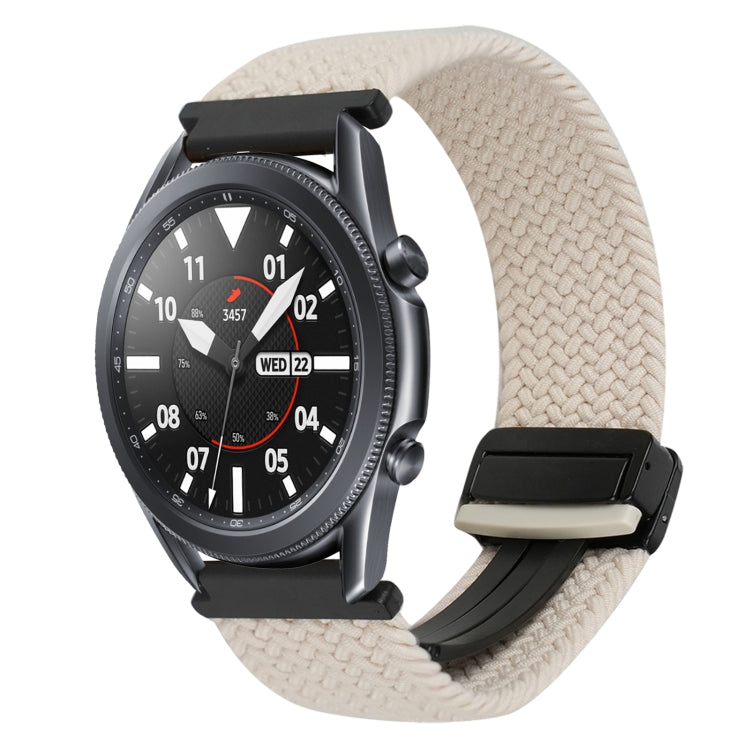 20mm Magnetic Buckle Braided Watch Strap, For Samsung Galaxy Watch Active 2, For Samsung Galaxy Watch 3 41mm