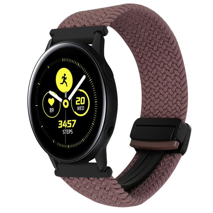 20mm Magnetic Buckle Braided Watch Strap, For Samsung Galaxy Watch Active, For Samsung Galaxy Watch 42mm