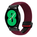 20mm Magnetic Buckle Braided Watch Strap, For Samsung Galaxy Watch 4, For Samsung Galaxy Watch 4 Classic