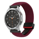 20mm Magnetic Buckle Braided Watch Strap, For Samsung Galaxy Watch 4, For Samsung Galaxy Watch 4 Classic