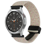 20mm Magnetic Buckle Braided Watch Strap, For Samsung Galaxy Watch 4, For Samsung Galaxy Watch 4 Classic