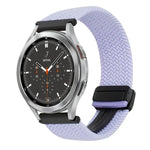 20mm Magnetic Buckle Braided Watch Strap, For Samsung Galaxy Watch 4, For Samsung Galaxy Watch 4 Classic