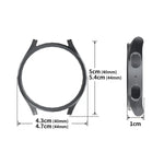 ENKAY Hat-Prince Electroplated Hard PC Case + 0.2mm 9H Glass Screen Protector, For Samsung Galaxy Watch7 44mm, For Samsung Galaxy Watch7 40mm