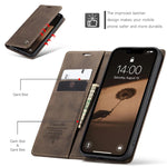 CaseMe 013 Multifunctional Horizontal Flip Leather Phone Case, For iPhone 17e / 16e