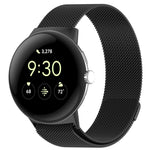 Milanese Metal Magnetic Watch Band, For  Google Pixel Watch 4 / Watch 3 45mm, For Google Pixel Watch 4 / 3 / 2 / 1 41mm