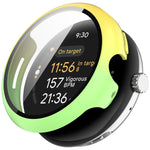 PC + Tempered Film Integrated Watch Protective Case, For Google Pixel Watch 3 45mm, For Google Pixel Watch 3 41mm