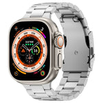 Three Beads Titanium Alloy Metal Watch Band, For Apple Watch Series 10 46mm, For Apple Watch Series 10 42mm, For Apple Watch SE 2023 44mm, For Apple Watch SE 2023 40mm, For Apple Watch Ultra 2 49mm, For Apple Watch Series 9 45mm                        ...