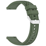 Stripe Texture Silicone 20mm Watch Band, For Samsung Galaxy Watch FE 40mm, For Samsung Galaxy Watch 7 44mm, For Samsung Galaxy Watch 7 40mm, For Samsung Galaxy Watch 6 Classic 47mm