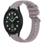 Stripe Texture Silicone 20mm Watch Band, For Samsung Galaxy Watch 6 44mm, For Samsung Galaxy Watch 6 40mm, For Samsung Galaxy Watch 6 Classic 43mm, For Samsung Galaxy Watch5 Pro Golf Edition