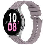 Stripe Texture Silicone 20mm Watch Band, For Samsung Galaxy Watch5 Golf Edition, For Samsung Galaxy Watch 5  44mm, For Samsung Galaxy Watch 5 Pro  45mm, For Samsung Galaxy Watch 5  40mm