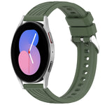 Stripe Texture Silicone 20mm Watch Band, For Samsung Galaxy Watch5 Golf Edition, For Samsung Galaxy Watch 5  44mm, For Samsung Galaxy Watch 5 Pro  45mm, For Samsung Galaxy Watch 5  40mm