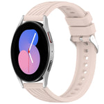 Stripe Texture Silicone 20mm Watch Band, For Samsung Galaxy Watch5 Golf Edition, For Samsung Galaxy Watch 5  44mm, For Samsung Galaxy Watch 5 Pro  45mm, For Samsung Galaxy Watch 5  40mm