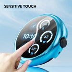 ENKAY Hat-Prince Full Coverage Electroplated Soft TPU Case with Screen Protection, For Google Pixel Watch 3 45mm