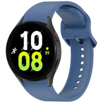 Solid Color Colorful Buckle Quick Release Silicone Watch Band, For Samsung Galaxy Watch 5 40 / 44mm, For Samsung Galaxy Watch 5 Pro, For Samsung Galaxy Watch 4 40 / 44mm, For Samsung Galaxy Watch 4 Classic 46 / 42mm