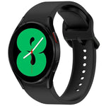 Solid Color Colorful Buckle Quick Release Silicone Watch Band, For Samsung Galaxy Watch 5 40 / 44mm, For Samsung Galaxy Watch 5 Pro, For Samsung Galaxy Watch 4 40 / 44mm, For Samsung Galaxy Watch 4 Classic 46 / 42mm