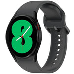Solid Color Colorful Buckle Quick Release Silicone Watch Band, For Samsung Galaxy Watch 5 40 / 44mm, For Samsung Galaxy Watch 5 Pro, For Samsung Galaxy Watch 4 40 / 44mm, For Samsung Galaxy Watch 4 Classic 46 / 42mm