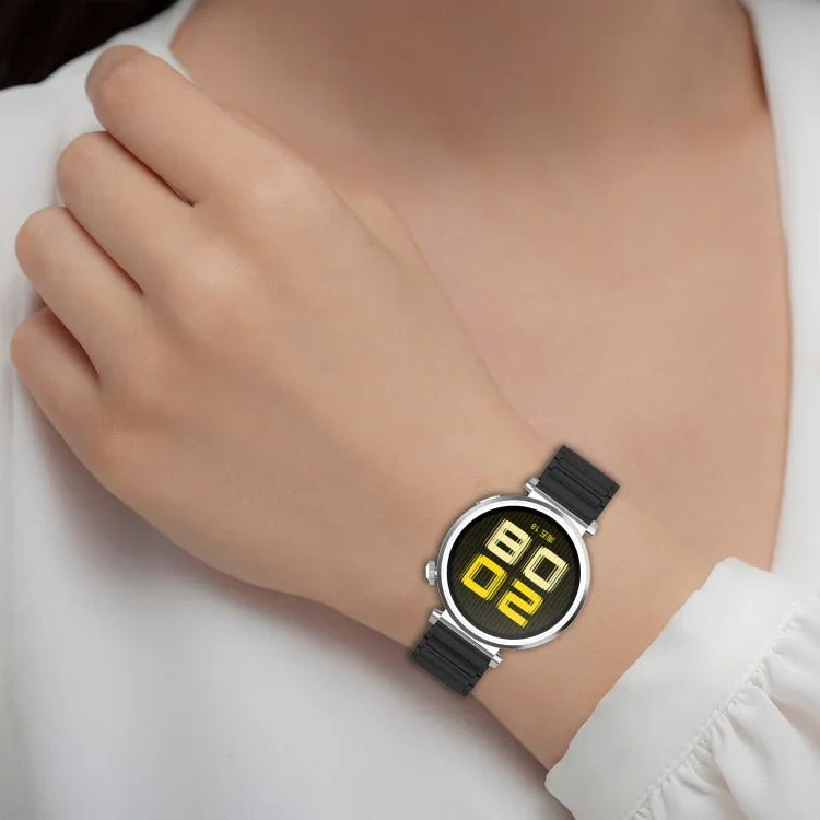 Dual Color Magnetic Buckle Silicone Watch Band, For Samsung Galaxy Watch 7 40 / 44mm