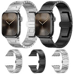 Titanium Alloy Metal Watch Band, For Apple Watch 46mm / 49mm / 45mm / 44mm, For Apple Watch 42mm / 41mm / 40mm / 38mm