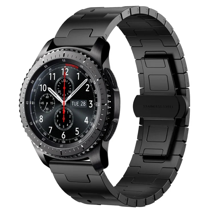 Titanium Alloy 22mm Metal Watch Band, For Samsung Galaxy Gear S3 Frontier, For Samsung Galaxy Watch 3 45mm, For Samsung Galaxy Gear S3 Classic, For Samsung Galaxy Watch 46mm