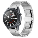 Titanium Alloy 22mm Metal Watch Band, For Samsung Galaxy Gear S3 Frontier, For Samsung Galaxy Watch 3 45mm, For Samsung Galaxy Gear S3 Classic, For Samsung Galaxy Watch 46mm