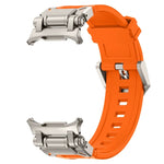 Titanium Connector Quick Release Silicone Watch Band, For Samsung Galaxy Watch Ultra 47mm / Ultra 2025
