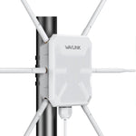 WAVLINK WN588HX3 AX3000 Outdoor WiFi Extender with 6 Antennas Dual Band WiFi Repeater, US Plug, UK Plug, EU Plug, AU Plug